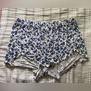 Old Navy Blue Floral Lounge Shorts